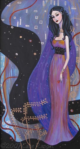 Klimt Woman - Forget Me Not � 2007 Cate Rangel 