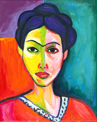 Frida Kahlo Meets Matisse � 2005 Cate Rangel