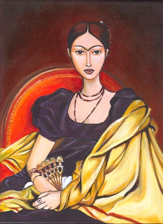 Frida Kahlo Meets Ingres � 2005 Cate Rangel