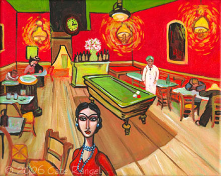Frida Kahlo Meets Van Gogh � 2006 Cate Rangel