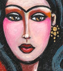 Frida Kahlo - Klimt Woman � 2007 Cate Rangel 