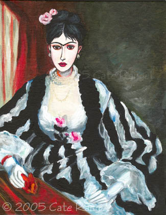 Frida Kahlo Meets Renoir � 2005 Cate Rangel