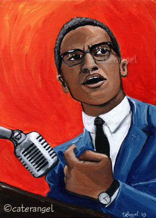 Malcolm X � 2005 Cate Rangel