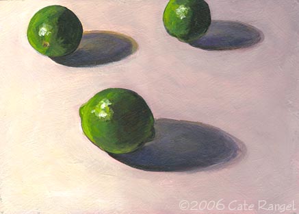 Limes Still Life � Cate Rangel