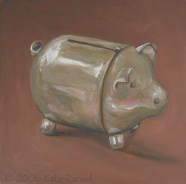 Piggy Bank Painting � Cate Rangel